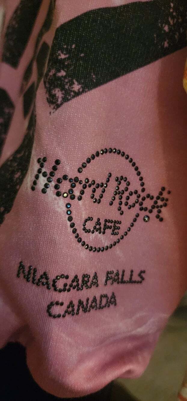 Hard Rock Cafe Ibiza Stones Jacket Niagara Falls Rhinestones Small NWT New T1 - Picture 5 of 8
